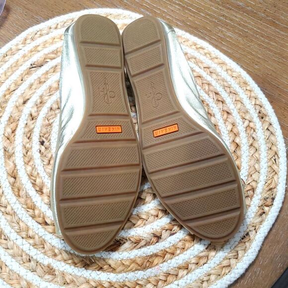 Cole Haan Air Tali Jewel Embellished Leather Open Toe Ballet Flats Size 8.5B - Picture 10 of 12